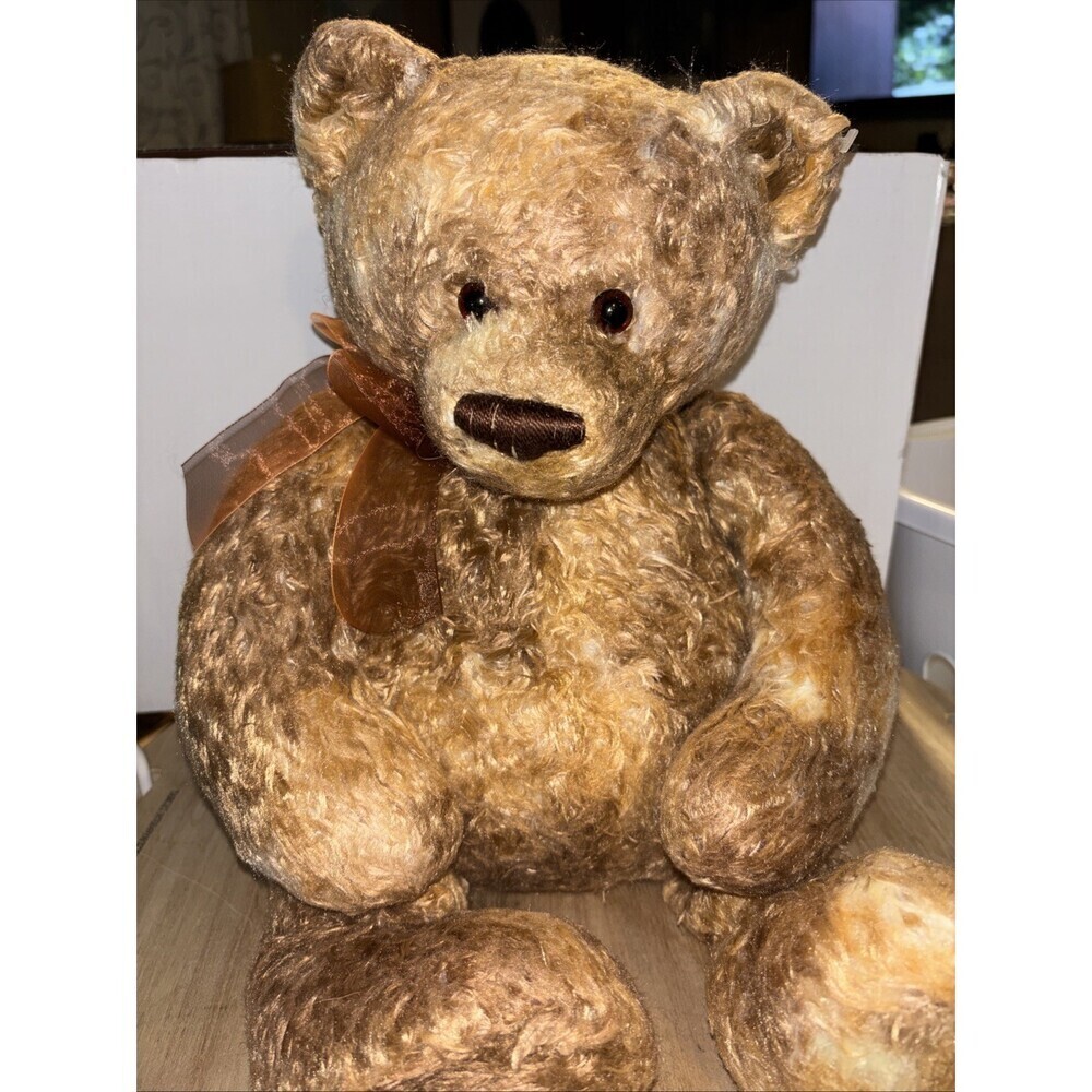 Vintage GUND _ 13"_ PLUSH _ BUTTERSCOTCH the BEAR Calico Multicolor